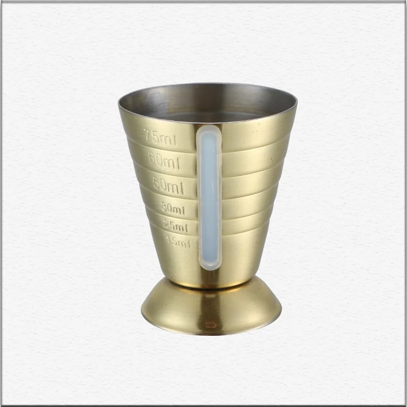 15-25-30-50-60-75 مللي كوب قياس الوالج الشفاف أدوات قياس شريط كوكتيل الوالج أداة كوكتيل