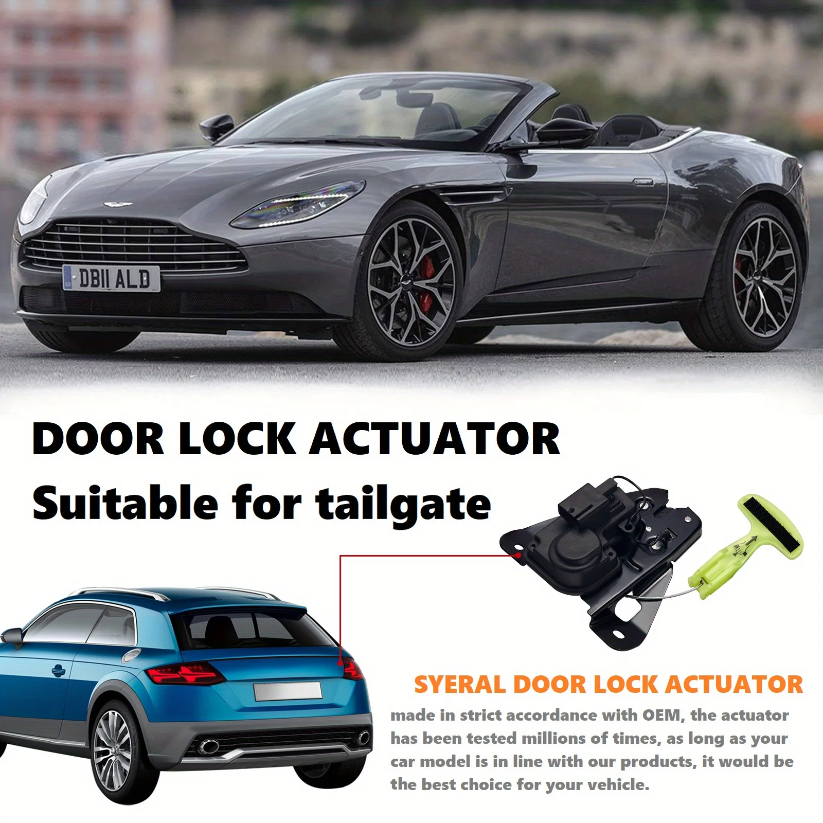 مشغل قفل صندوق السيارة 5056244AA لـ 2011-2017 كرايسلر 200/300 وشاحن دودج/تصلن/المنتقم/دارت #4