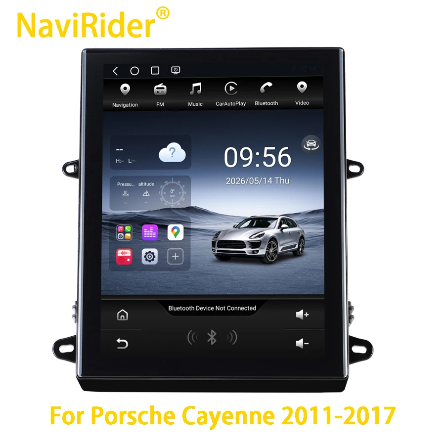 10.4inch Android 15 Car Stereo CarPlay For Porsche Cayenne 2011-2017 Screen  Android Auto GPS DSP Multimedia Video Player Stereo