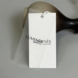 Custom Paper Swing Garment Hang Tags Custom Brand Logo Specialty Art Paper EVA Hang Tag Garment Hang Tags