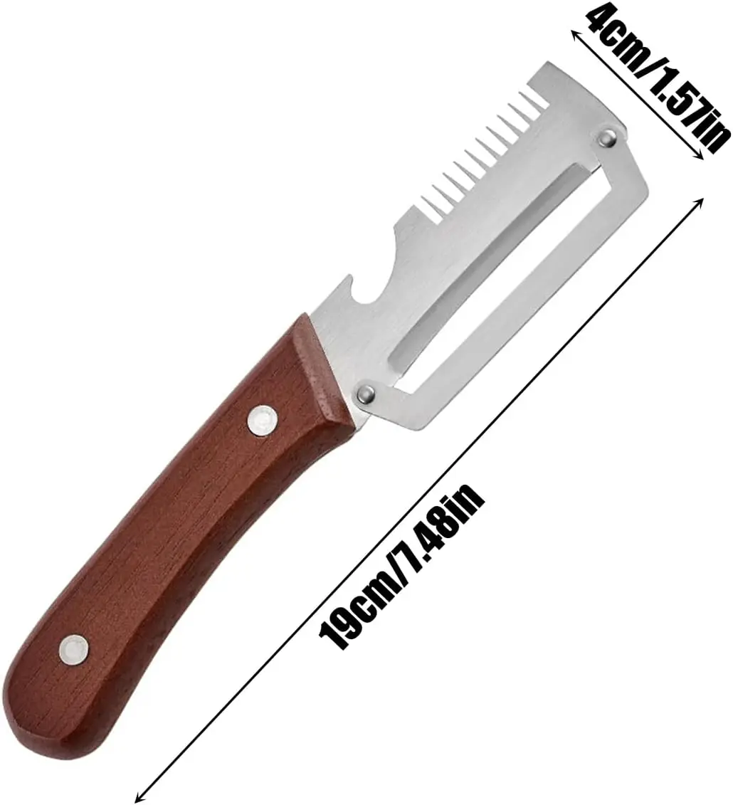 3-in-1 Multifunctional Vegetable Peeler, Stainless Steel Peeler, Julienne Cutter & Bottle Opener, Ergonomic Potato Peeler for Ca