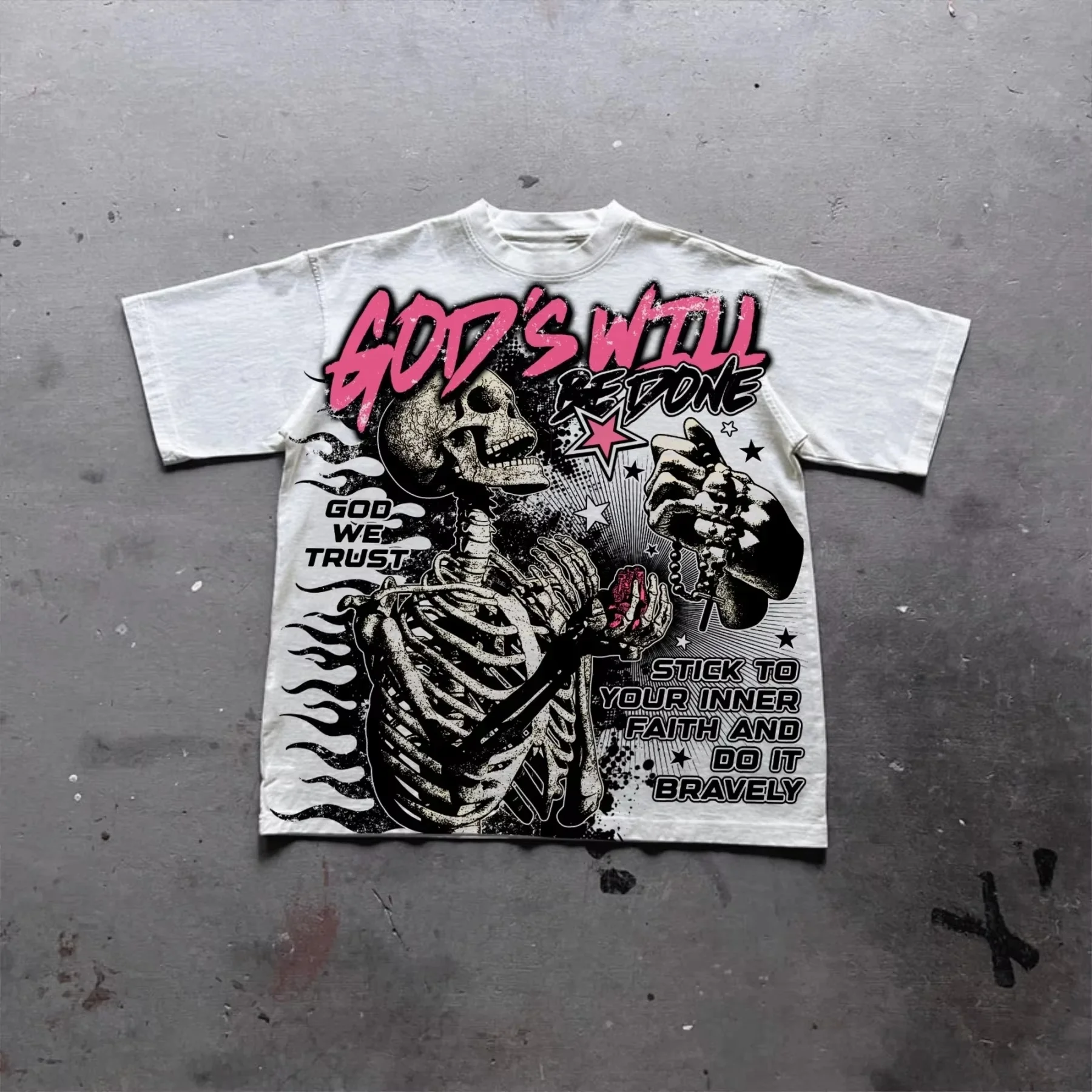Harajuku Buchstaben-Grafik T-Shirts Y2k Oberteile Herren Damen High Street Oversized T-Shirt Pro Choice Streetwear Vintage Erwachsene/Kinder Tee – Detail 10