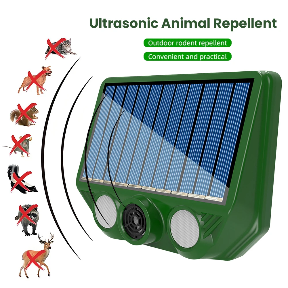 Solar Powered Ultrasonic Animal Repellent: Does This IP66 Device Actually Work Against Mice, Coyotes, and Deer?