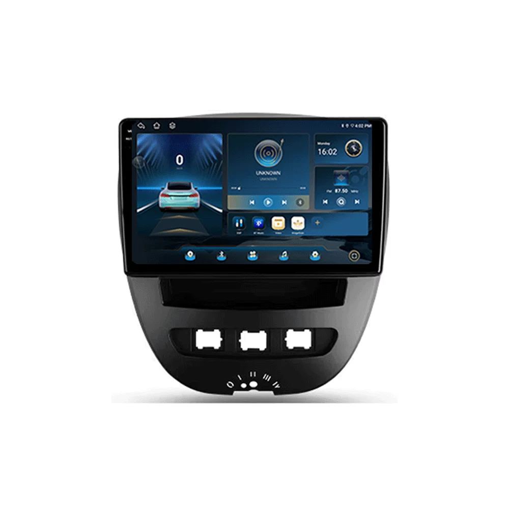 Android 16 Carplay Auto Multimedia Speler voor Peugeot 107 Citroen C1 Toyota Aygo 2005-2014 DSP Stereo 2din Autoradio Unit - afbeelding 2