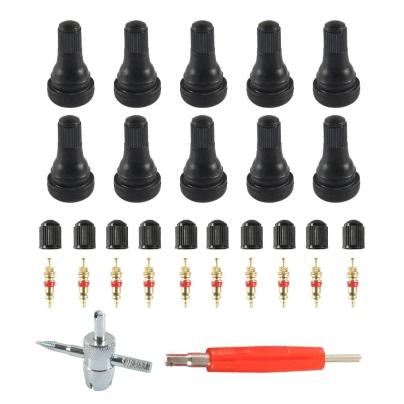 

Vehicles Motorcycle 32Piece Valves Cores Installer Set For Professional & DIY Use Ensure Longevity Efficient Tire Repair