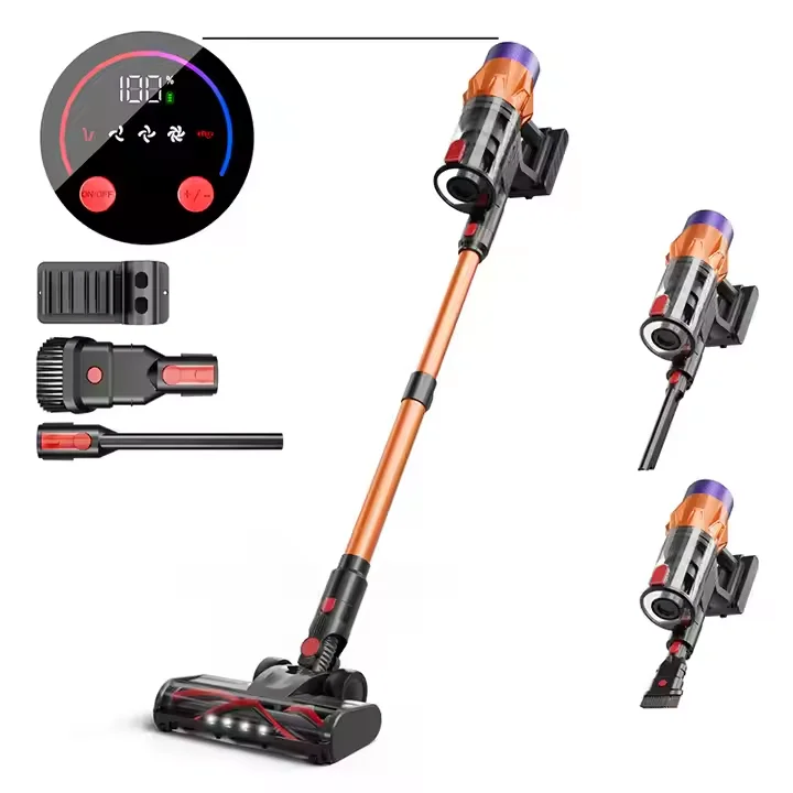 أحدث مكنسة كهربائية محمولة باليد لعام 2025، مكنسة كهربائية محمولة قابلة لإعادة الشحن وقابلة للاستخدام الجاف وسجادة أرضية السيارة المنزلية