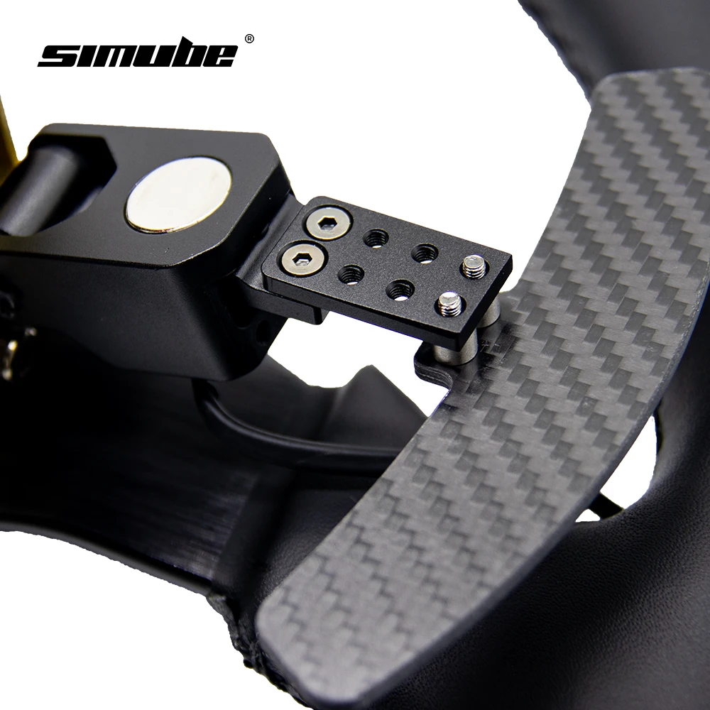 Modulo cambio magnetico ClubSport disponibile per Fanatec in fibra di carbonio e lega di alluminio