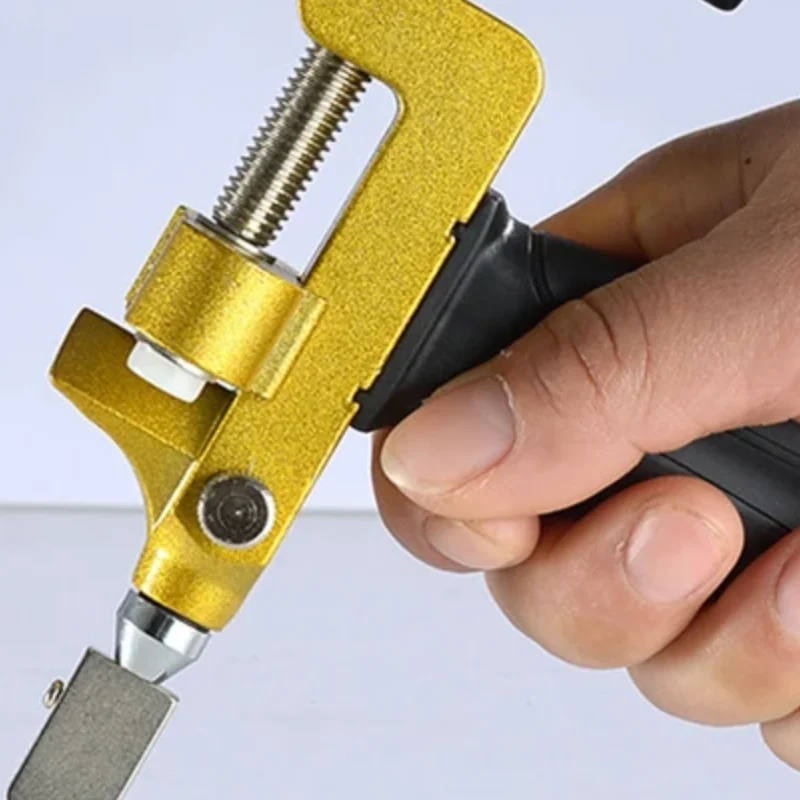 2 In 1 Diamond Tile Glass Cutter Opener Professional Ceramic and Porcelain Cutting Manual Multifunction Hand Tool Home DIY