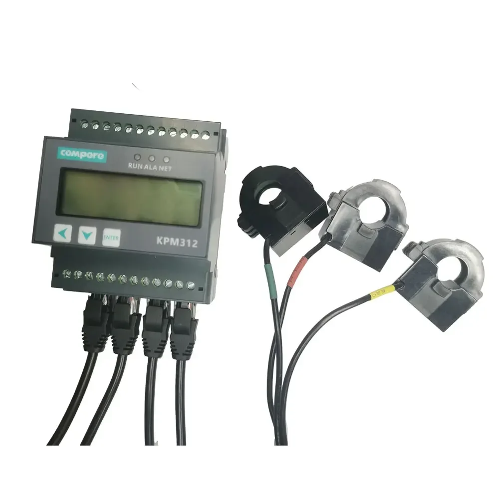 The 4 Channel Smart Digital 100A CT Meter for Precise 3 Phase Electric Measurement - Wireless WIFI and Multi-Functions Included