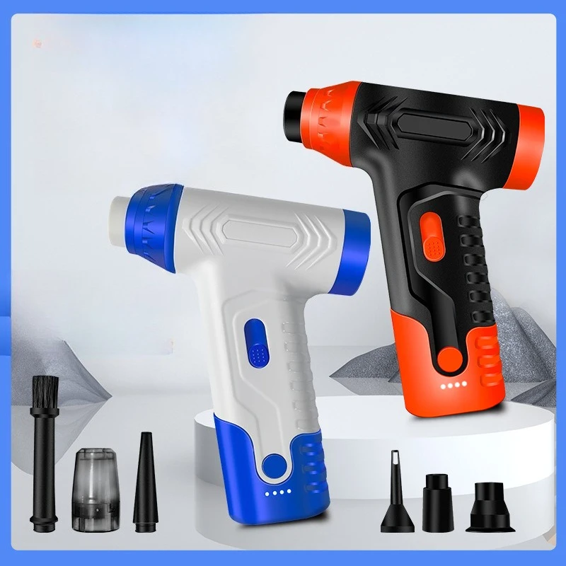 

Spot direct supply new violent fan blowing suction dual-purpose car vacuum powerful hair dryer 130,000 hurricane turbine fan