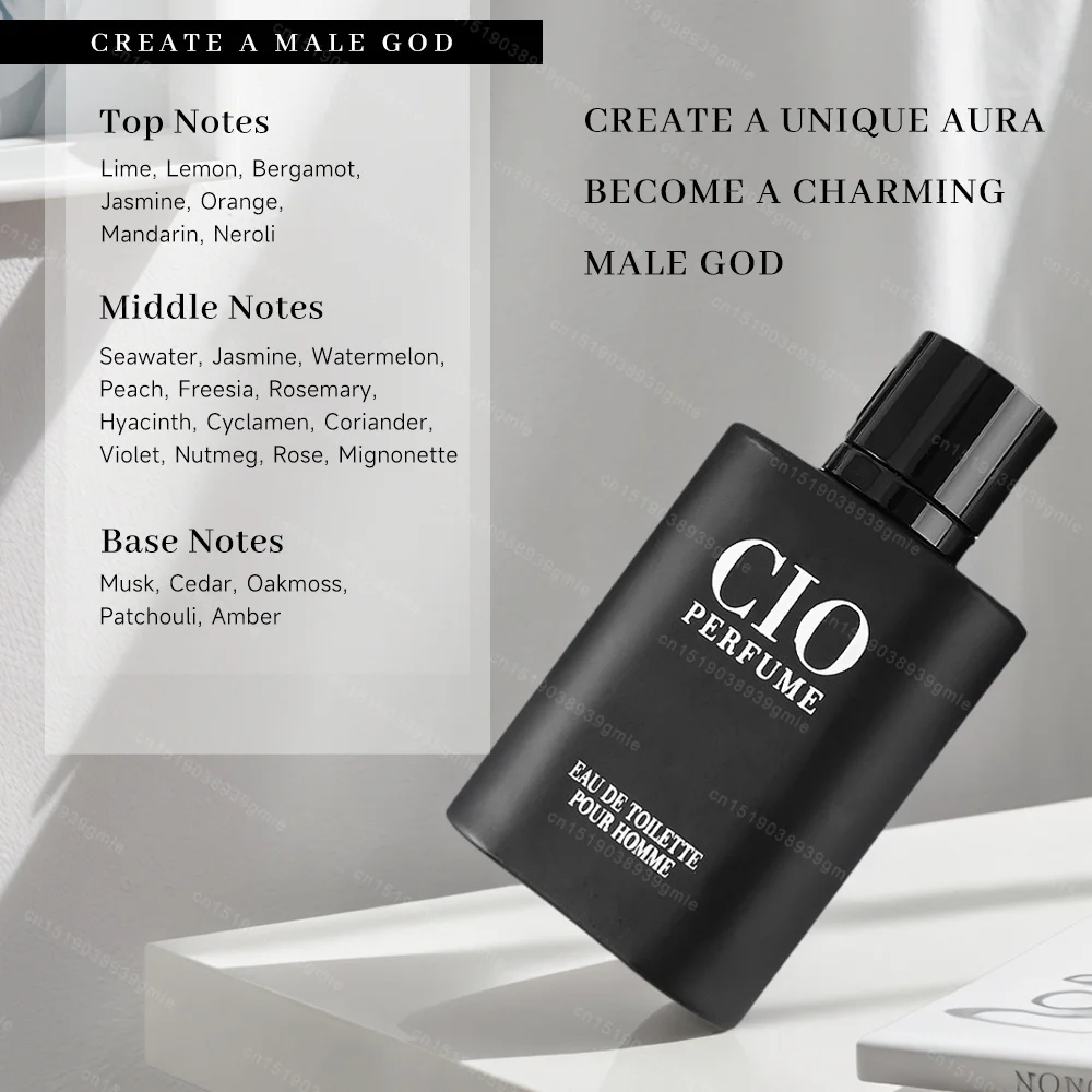 50 مل عطر كولونيا للرجال أو دو برفوم، خشب الصندل الطازج أو دو تواليت، عطر خفيف يدوم طويلاً #4