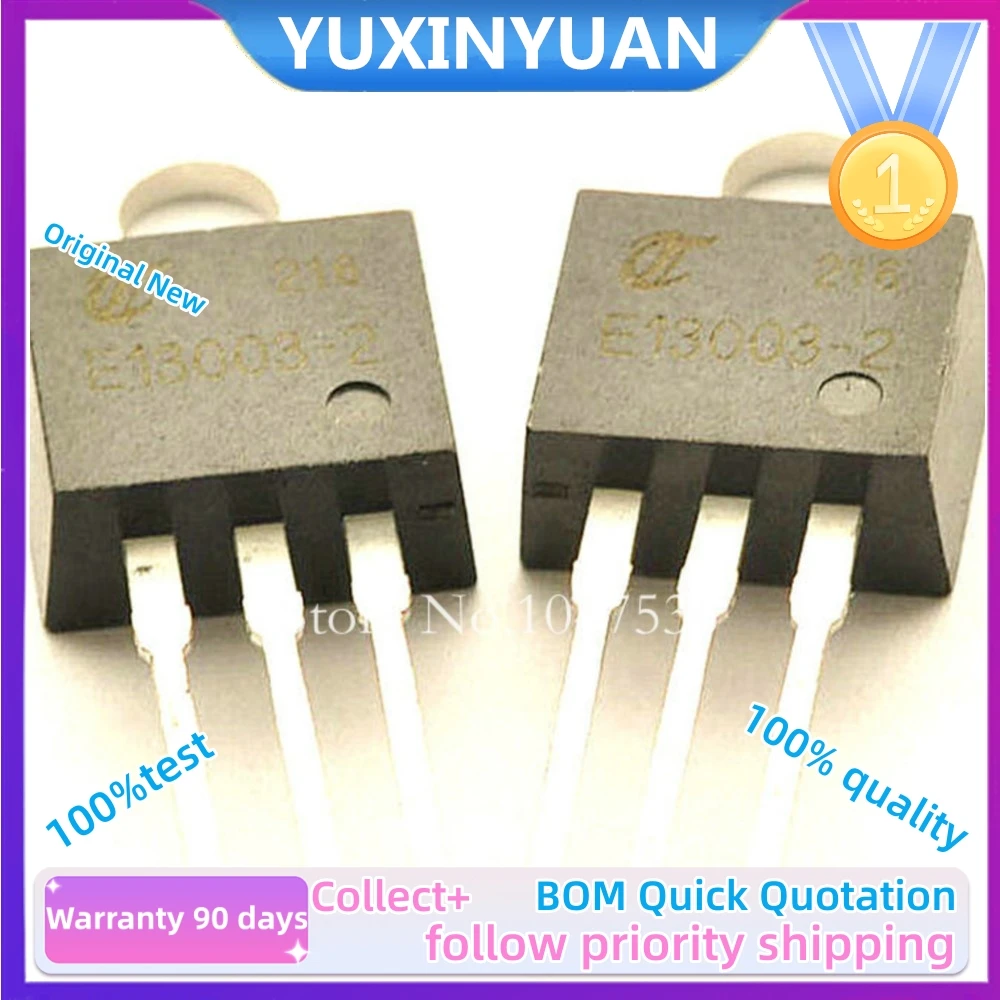 10PCS And New Original  MJE13003-2 MJE13003 E13003 TO-220 YUXINYUAN IC Chip in stock,k100%Test