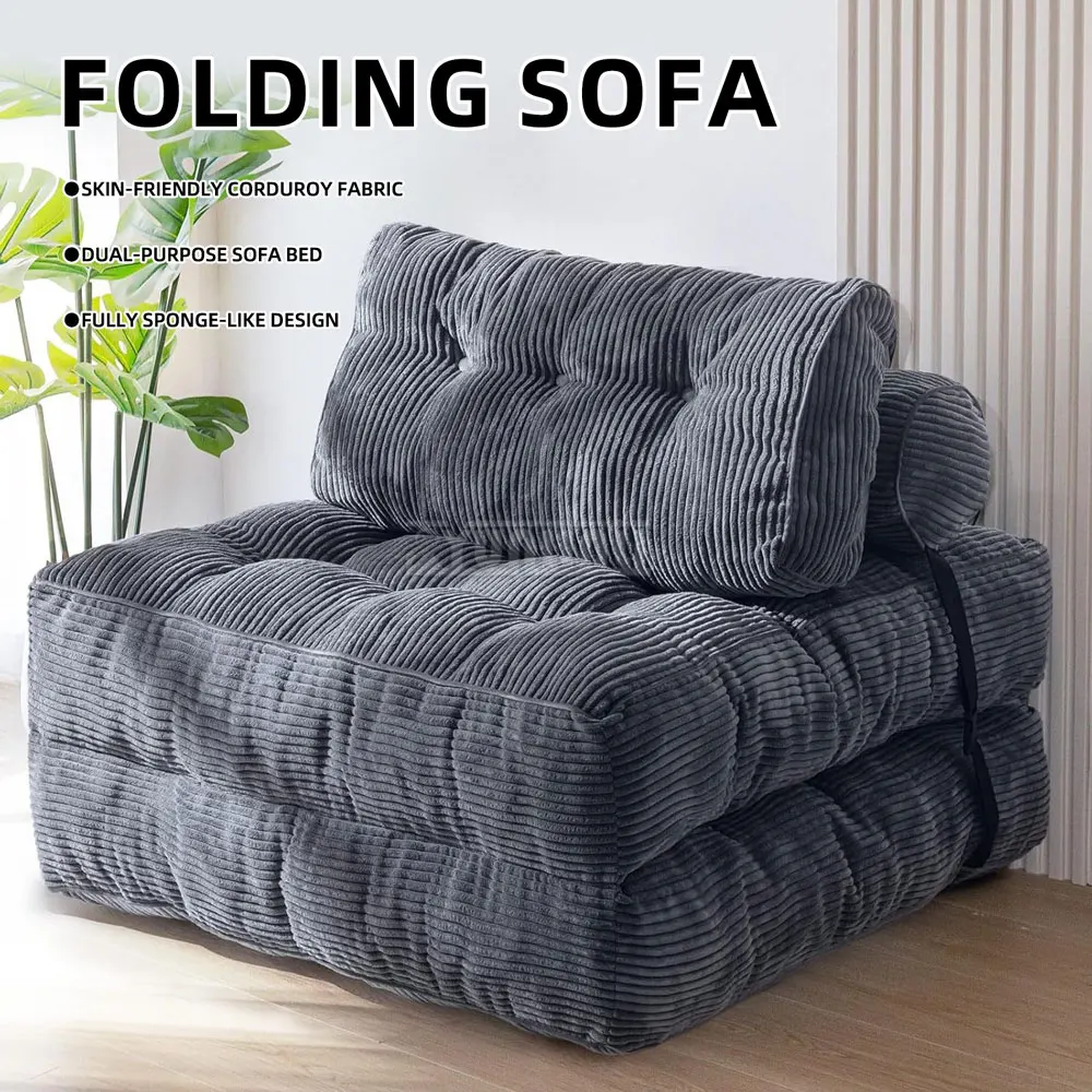 Bean Bag Sofa, Lazy Sofa, Fabric Folding Sponge Sofa, Home Living Room Sofa
