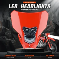 PowerZone faro LED para motocicleta para Honda CRF CRF450L CRF450XR 2019 2020 Supermoto faro delantero carenado Enduro