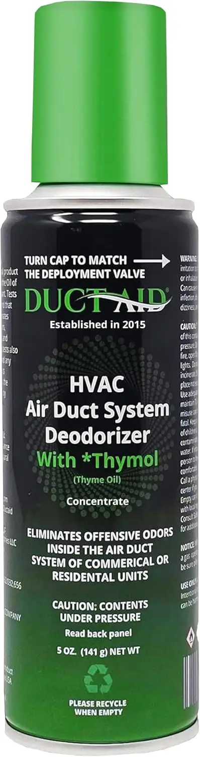 

Natural Thyme Air Freshener for HVAC, Cars & Homes - Concentrated Plant-Based Formula, Pack of 1