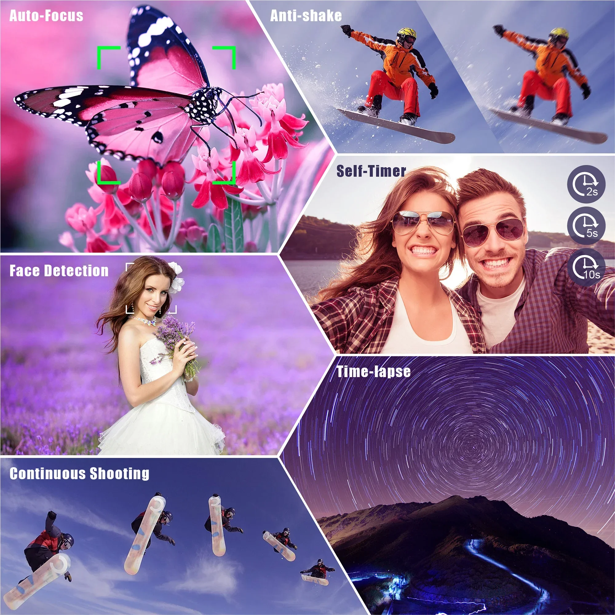 كاميرا رقمية 4K SLR كاميرا تصوير رقمية 64 ميجابكسل كاميرا تصوير رقمية 10X زووم بصري كاميرا يوتيوب كاميرا ويب كاميرا تصوير رقمية