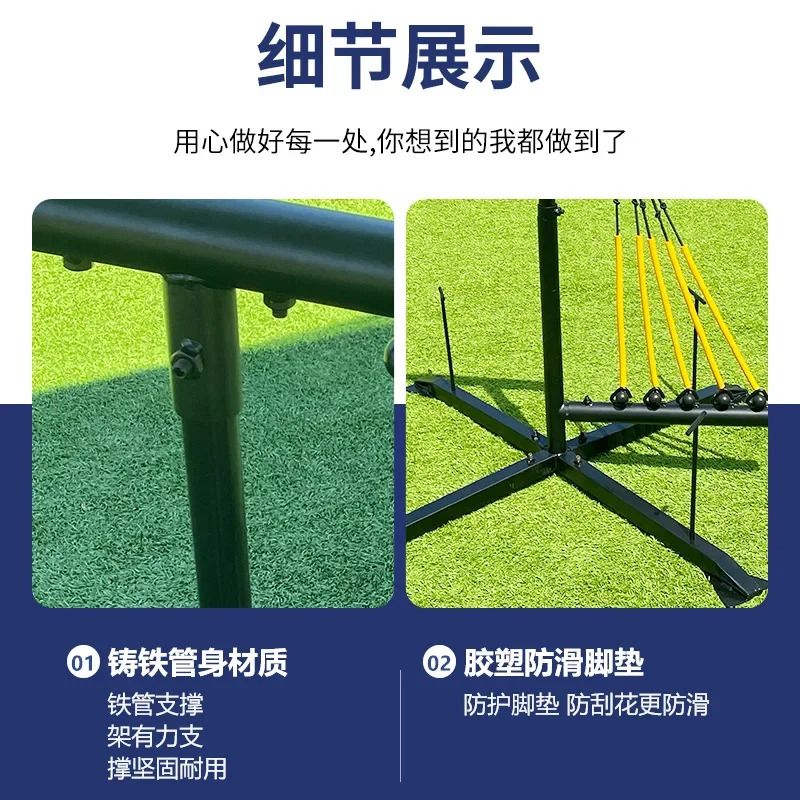 Baseball batting practice device, portable auxiliary practice, bat swing household removable batter