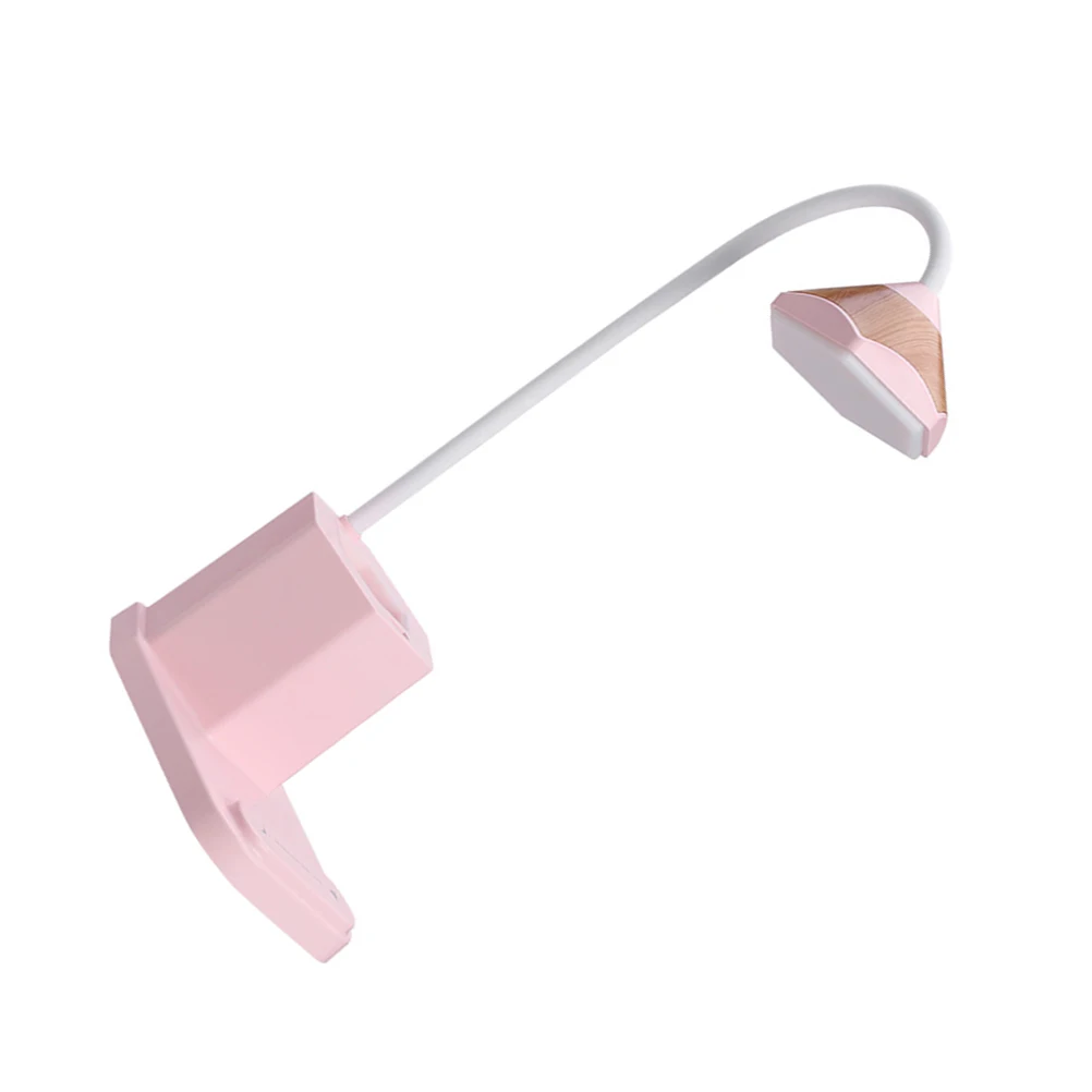 1PC Touch Tisch Lampe USB Lade Augenschutz Lernen Lampe Stift Container LED Desktop Lampe (Rosa)