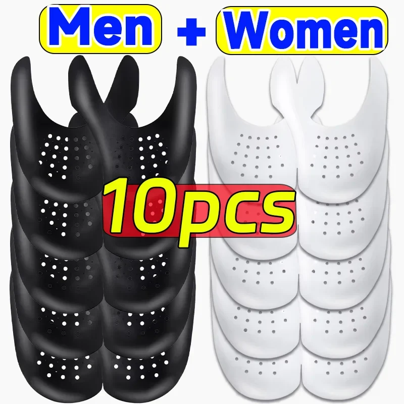Protector ligero antiarrugas para zapatos, soporte para doblar, resistente a las arrugas, adecuado para Protector de calzado deportivo, 5 pares