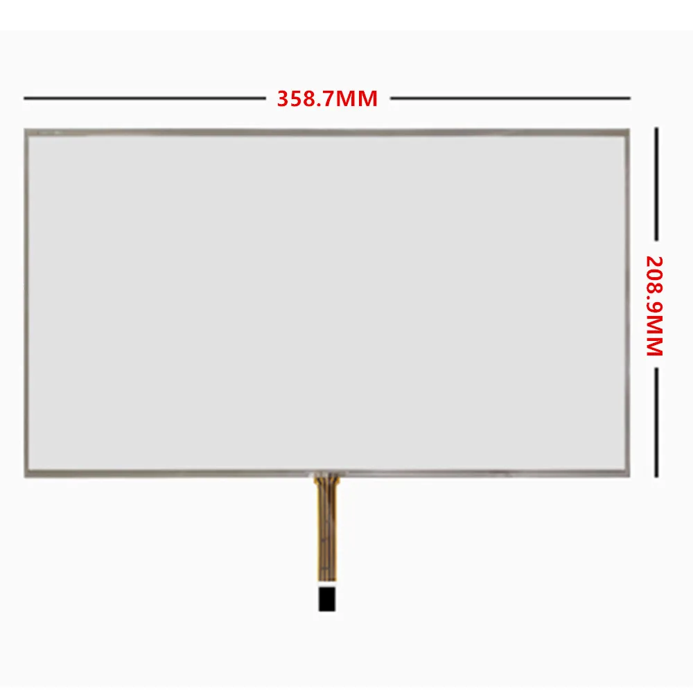 

15.6'' Universal 4pin Resistive Touch Screen Digitizer Panel Glass DVD Industrial Medical Equipment Iaptop Multimedia Replace