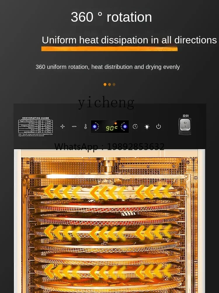 YFY  Rotating Large Dryer Food Fruit Vegetable Sweet Potato Cereals Baking Drying Box