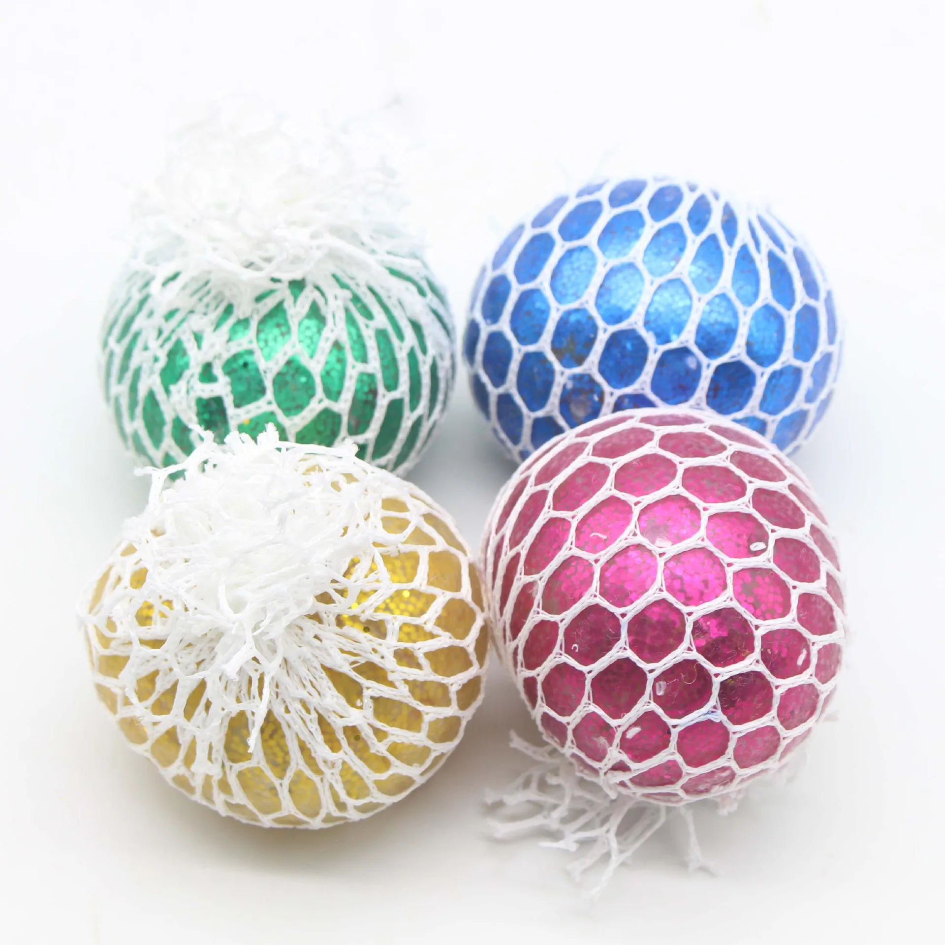 New Rainbow Sensory Stress Relieving Ball 3D Toy Unique Hand Gripping Crystal Ball Funny and Relieve Anxiety Office Classroom view 3