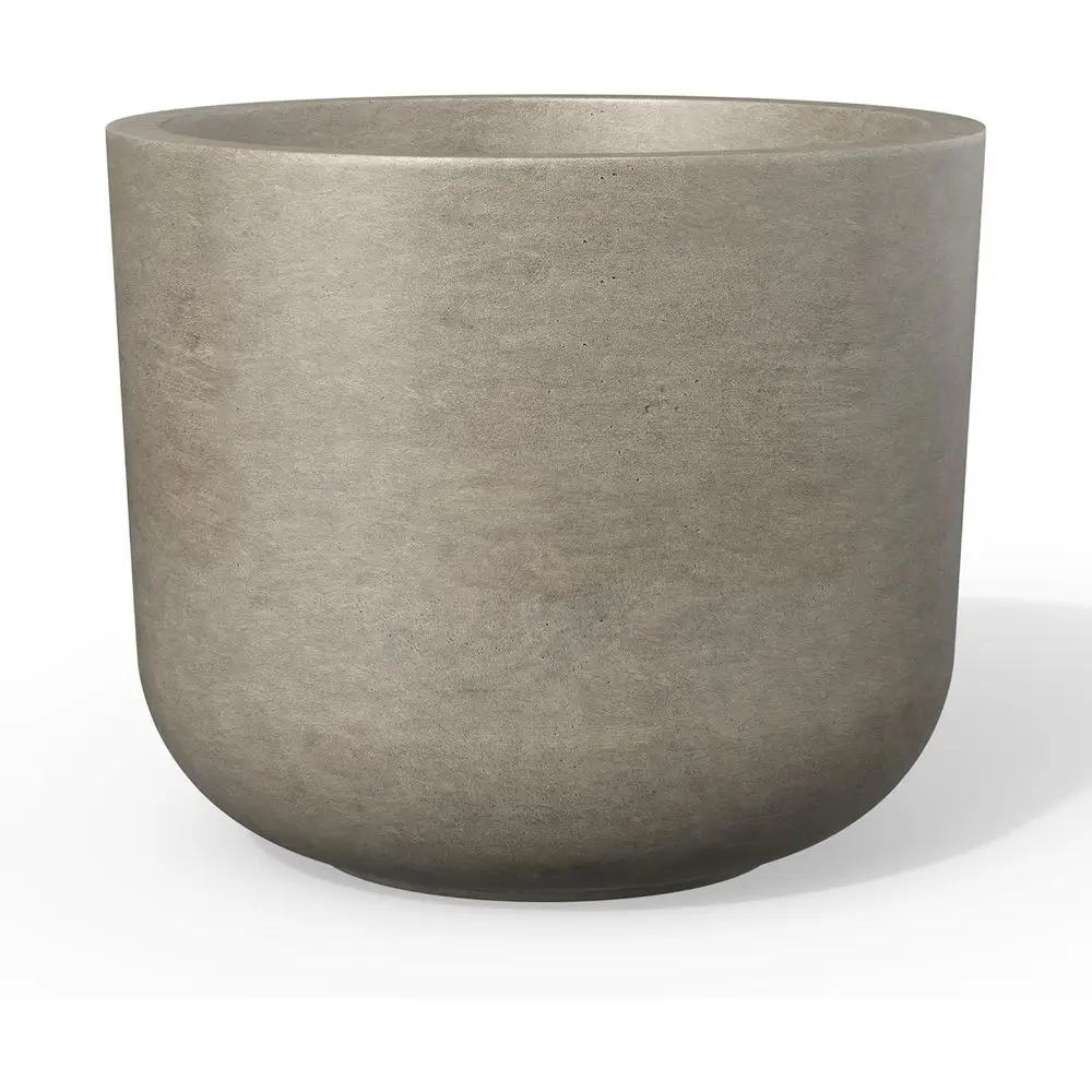 

Kante Round Concrete Planter, 11 Inch Dia Classic Style Large Plant Pot with Drainage Hole or Indoor & Outdoor Plants, Ideal or