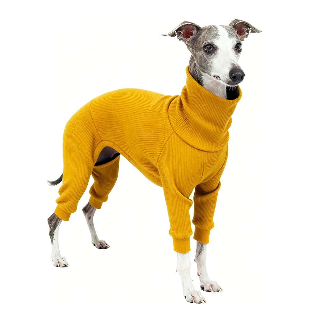 

Whippet Italian Greyhound Clothes Big Dog Overalls for Medium Large Dogs Turtleneck Winter Pet Pajamas Onesies for Shepherd