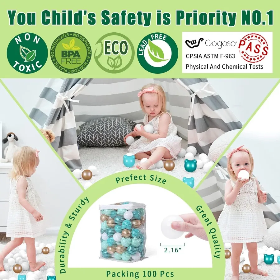 ลูกบอลพลาสติกสำหรับเด็กเล่น 100 ลูก รูปทรงต่างๆ ทนทานต่อการบด สำหรับเด็กเล็ก เด็กทารก สีพาสเทล ของเล่นรูปทรงต่างๆ ขนาดใหญ่ สำหรับเพื่อนซี้