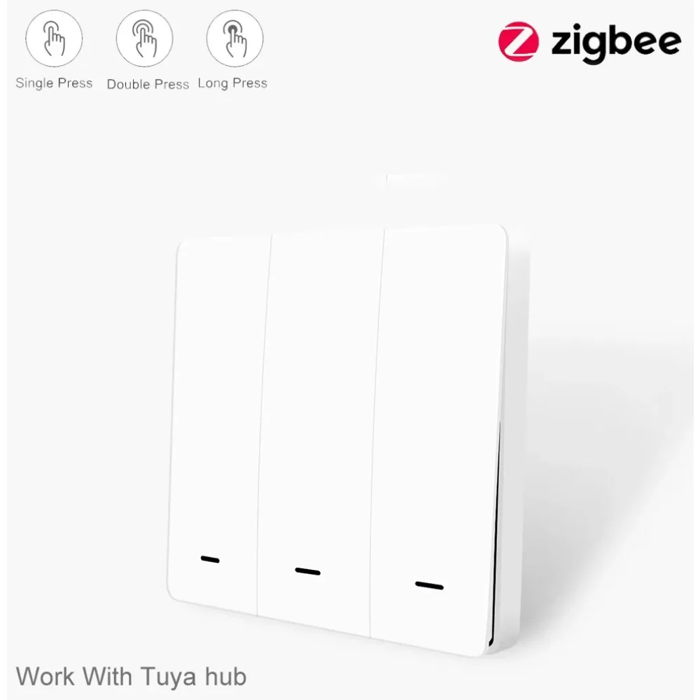 Tuya zigbee 1 2 3čepel gangu automatizace 9pro scéna spínač strčit knoflík regulátor baterie napájené pro chytrý život app přístrojů moduly DIY