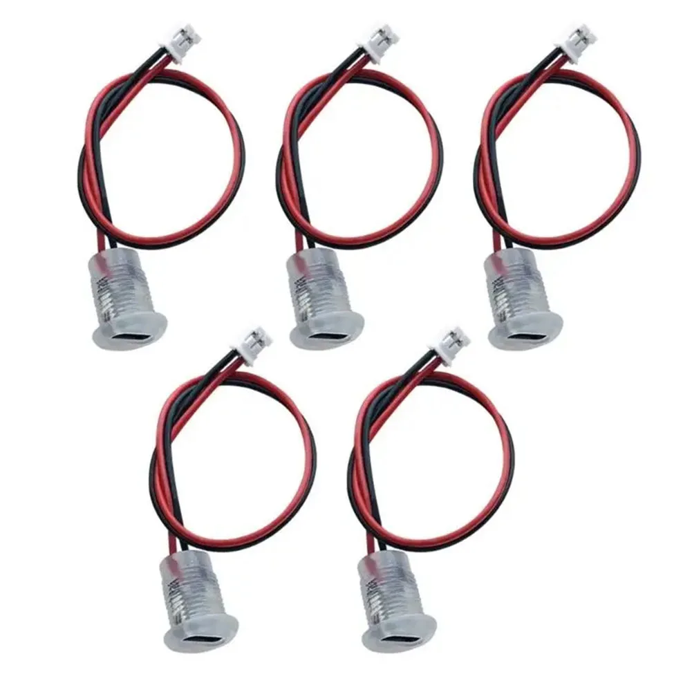 5Pcs Type C Female 2Pin USB Connector for Fast Data and Power Transmission Waterproof and Dustproof Charging Socket