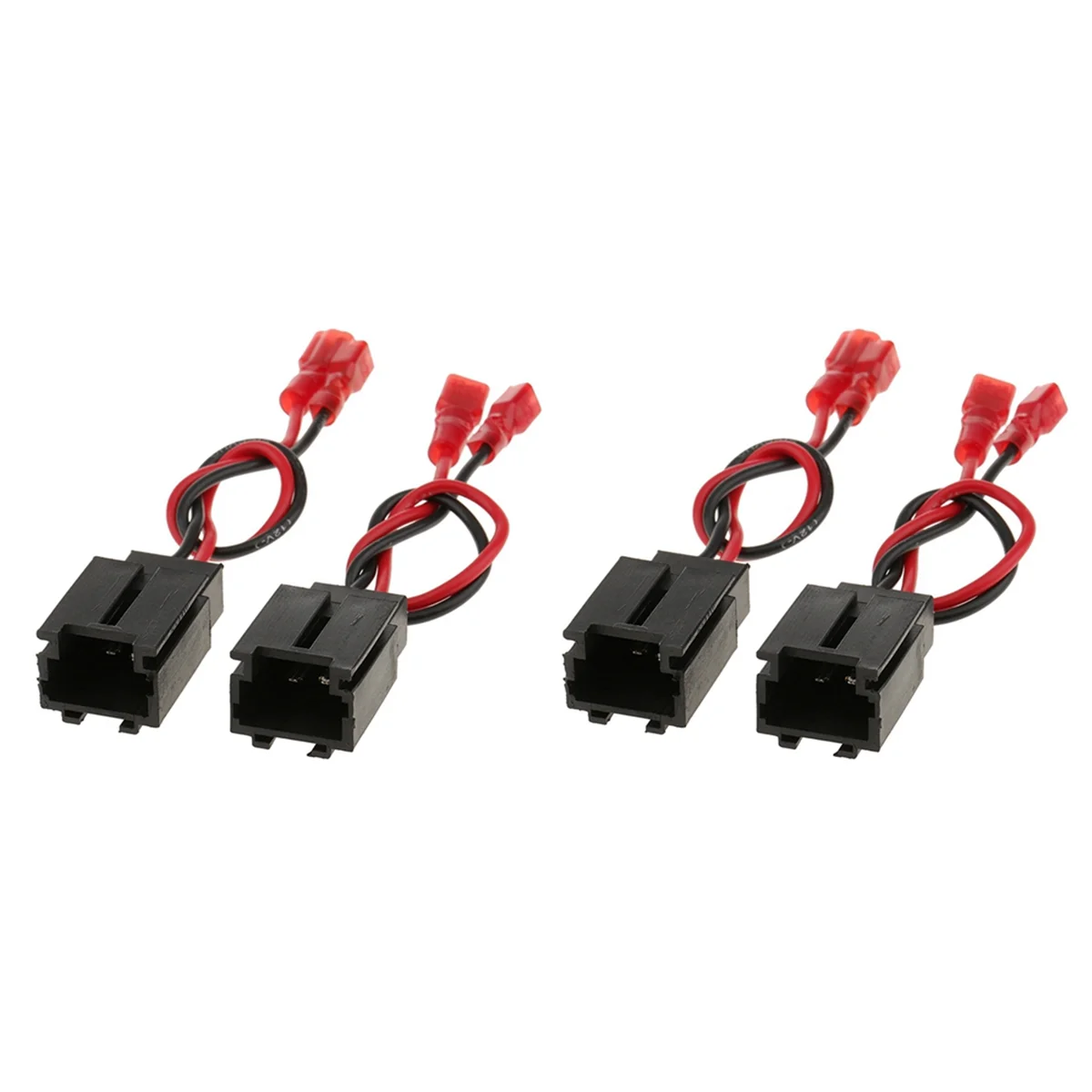 4pcs Audio Speaker Cable Adapter Plug Studio Wire Harness Connector Fo Citroen C2/Peugeot 206 1999-2015