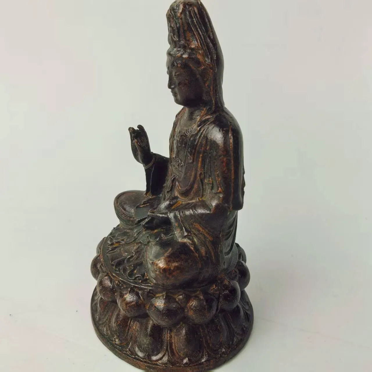 China Come From FOLK Collection bronze ware Tibetan Buddha Guanyin