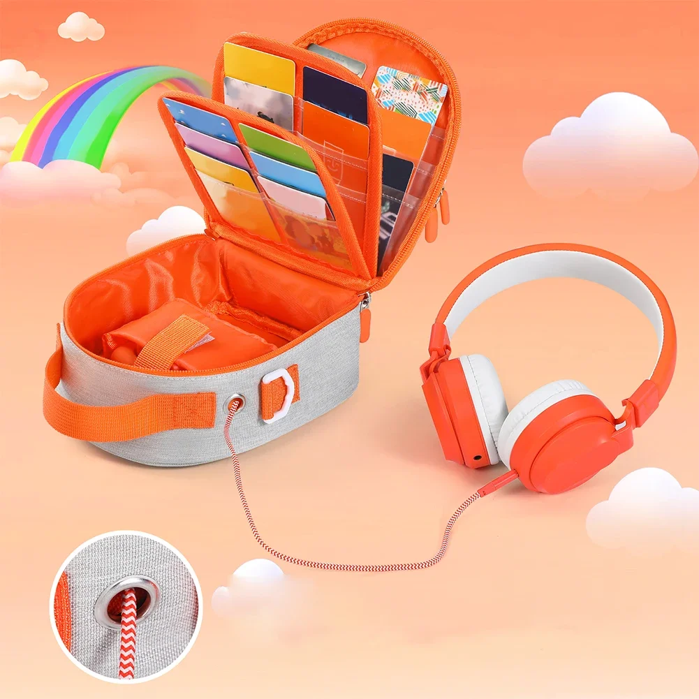 Sac de rangement pour lecteur Audio et musique Yoto Mini (édition 2024, peut contenir jusqu'à 30 cartes, organisateur, haut-parleur pour enfants, étui de transport