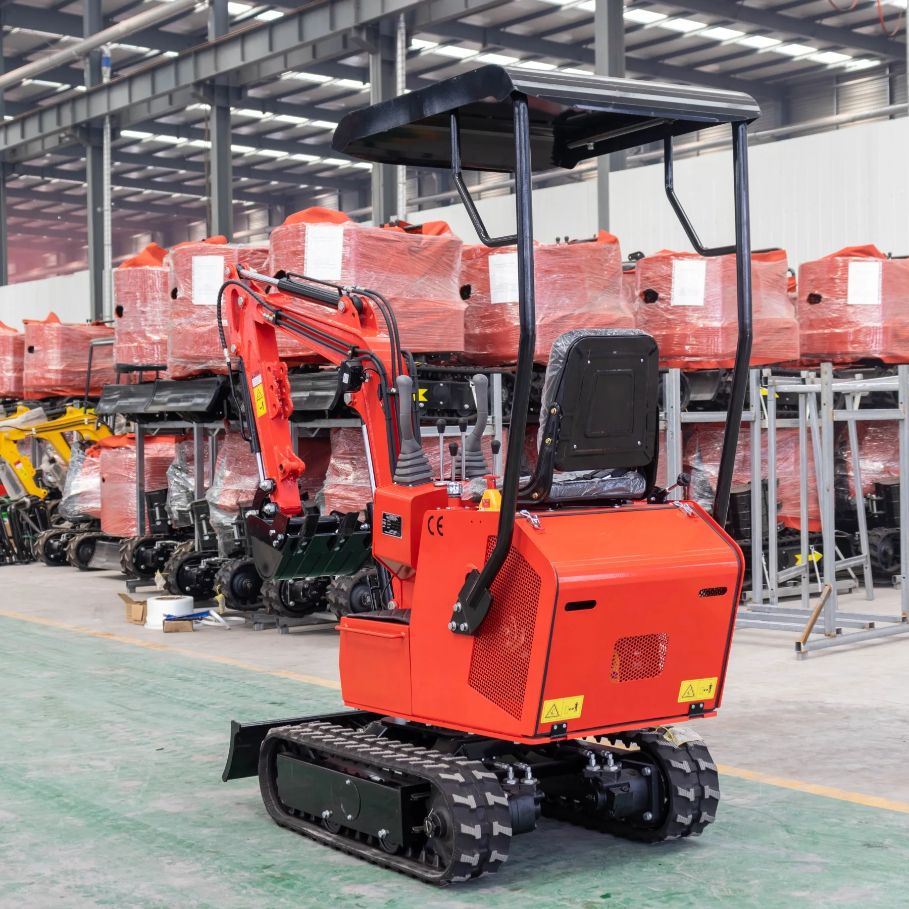 1Ton Excavator Mini Bagger Hydraulic System Excavators EPA EURO5 Engine Digger Customize Construction Tools Multifunctional