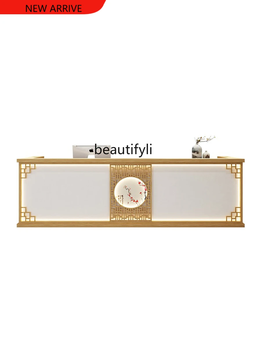 X Beauty Salon Reception Desk Cashier Counter Convenience Store Bar All-in-One Cabinet