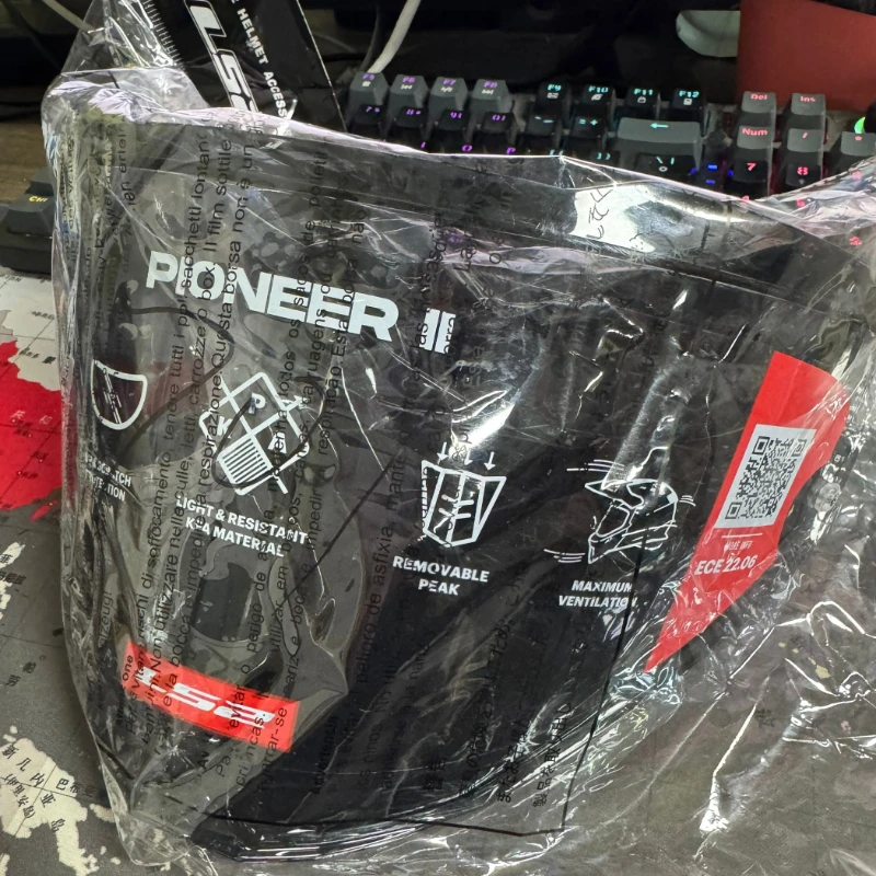 

For LS2 MX702 Pioneer II Motorcycle Adventure Helmet Original Sun Visor Vision mx702 lens