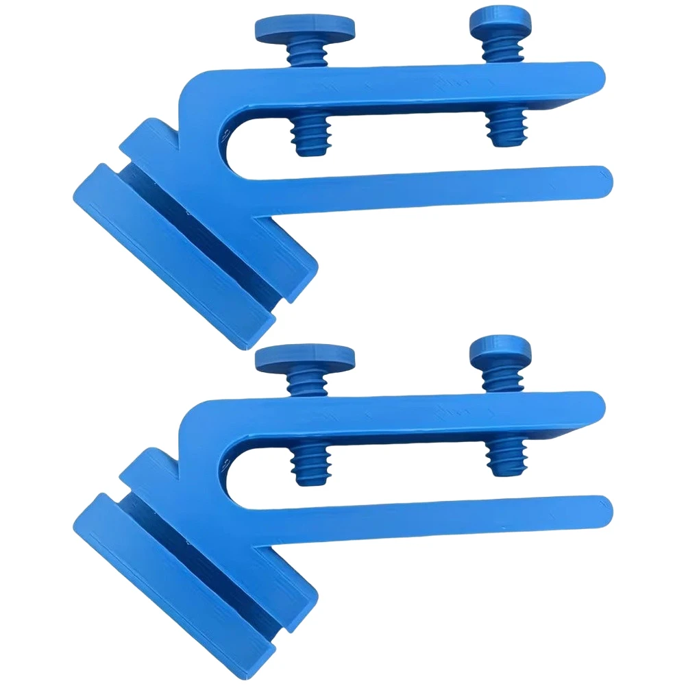 2 Pcs Bucket Mounted Hose Clamp ABS Adjustable Screw for Water Hose Fish Tank Aquarium Garden Tubing Organizer