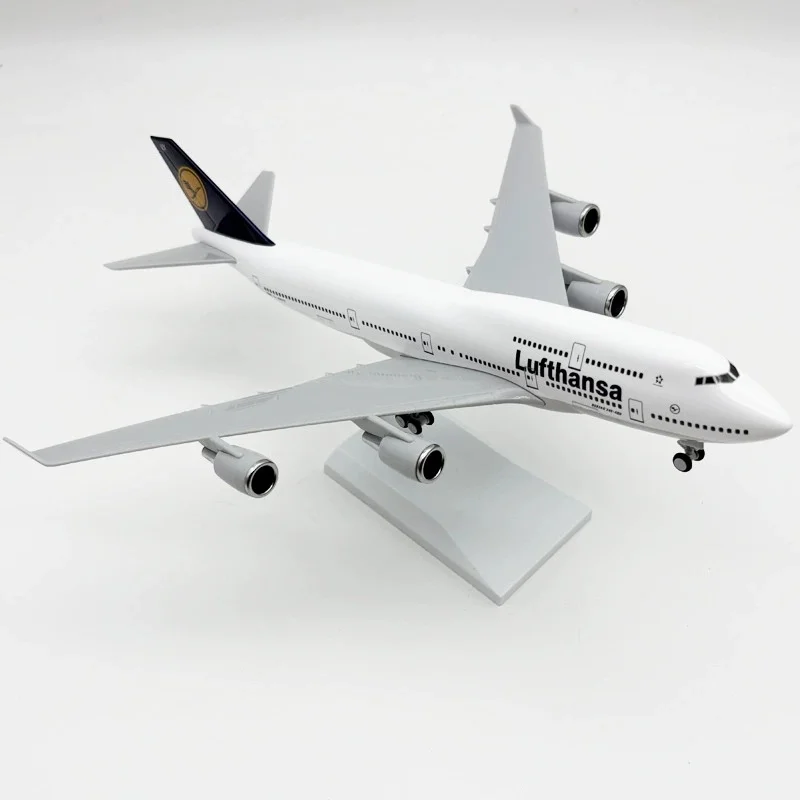 1/250 Scale Resin Model Aircraft B747 Lufthansa Airlines 30cm Airplane Model Plane B747 Model Aircraft For Aviation Enthusiasts