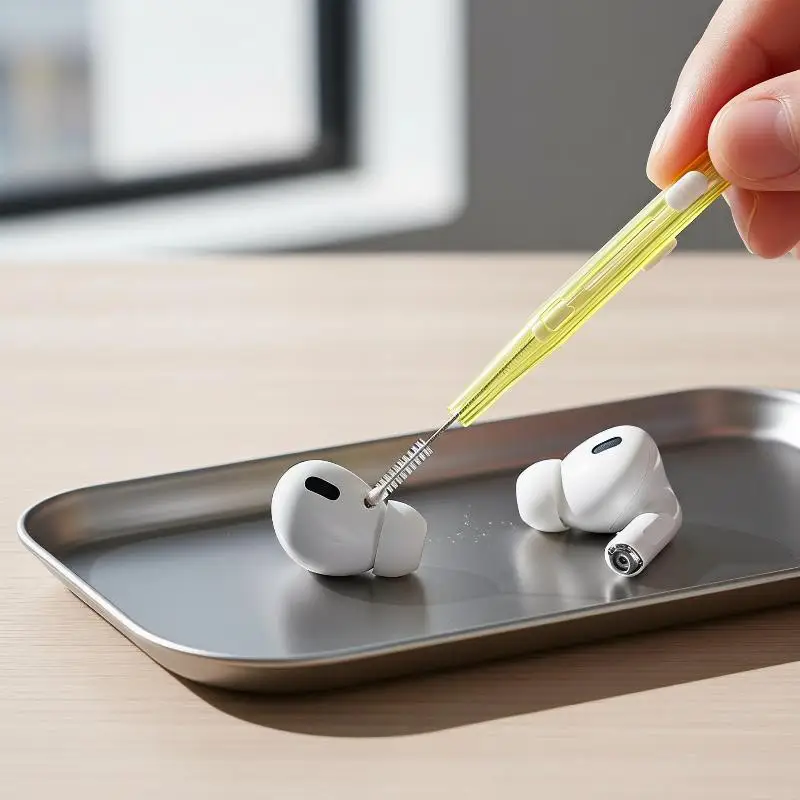 Multi-Purpose Electronic Cleaning Kit Soft Brush Dust Plug Combo for Phone Charging Port Speaker Earbuds Deep Clean