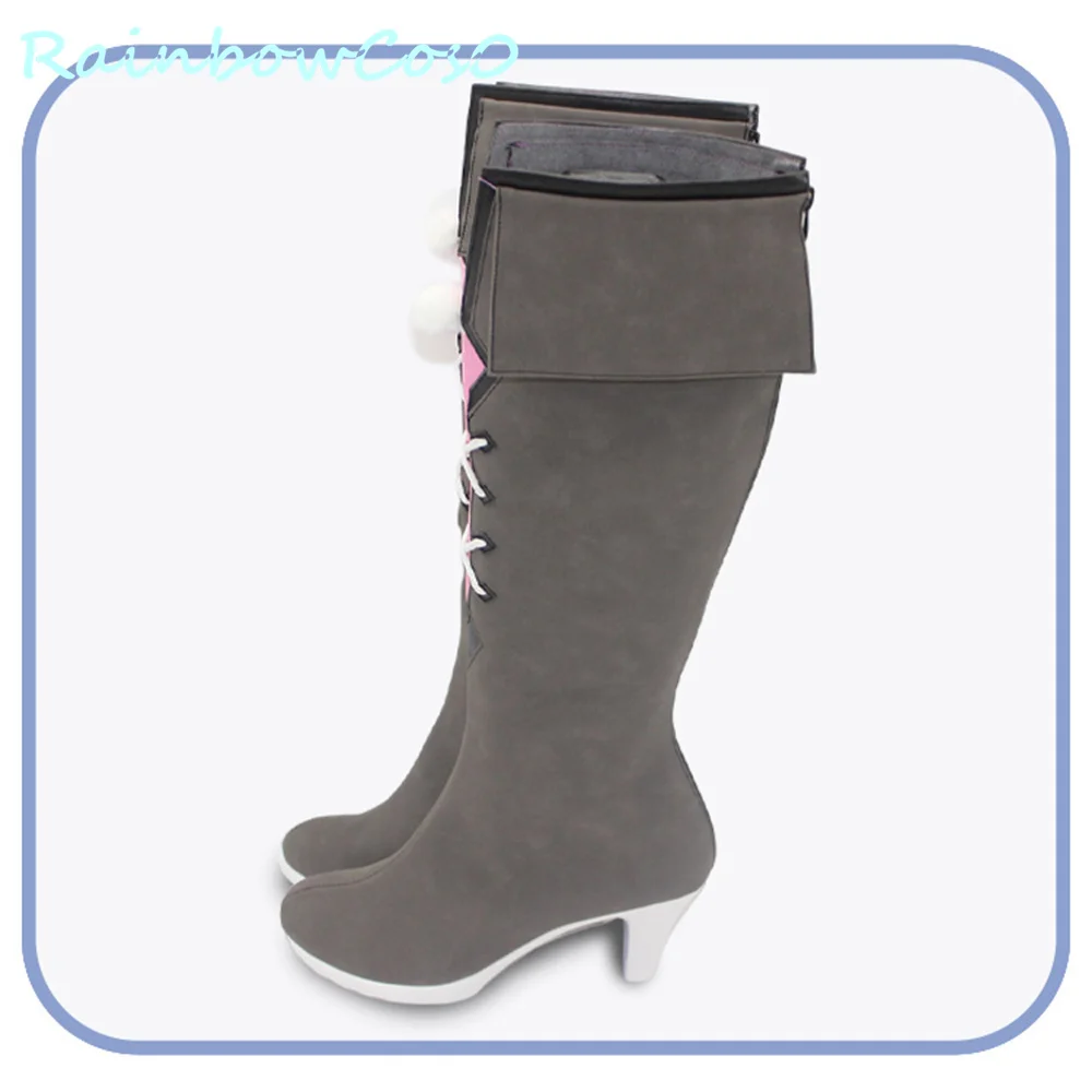 Umamusume Pretty Derby Wonder Acute Cosplay Scarpe Stivali Gioco Anime Festa di Carnevale Halloween Chritmas Rainbowcos0 W3214