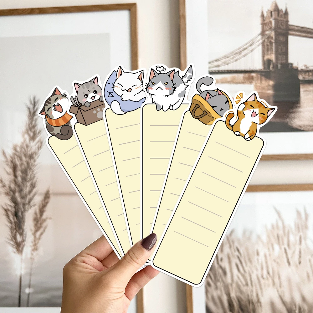 30 pezzi Segnalibro per gatti cartoni animati Bomboniere per gatti Lettori Amanti dei libri Regali Segnalibri carini per la lettura Accessori per libri per insegnanti