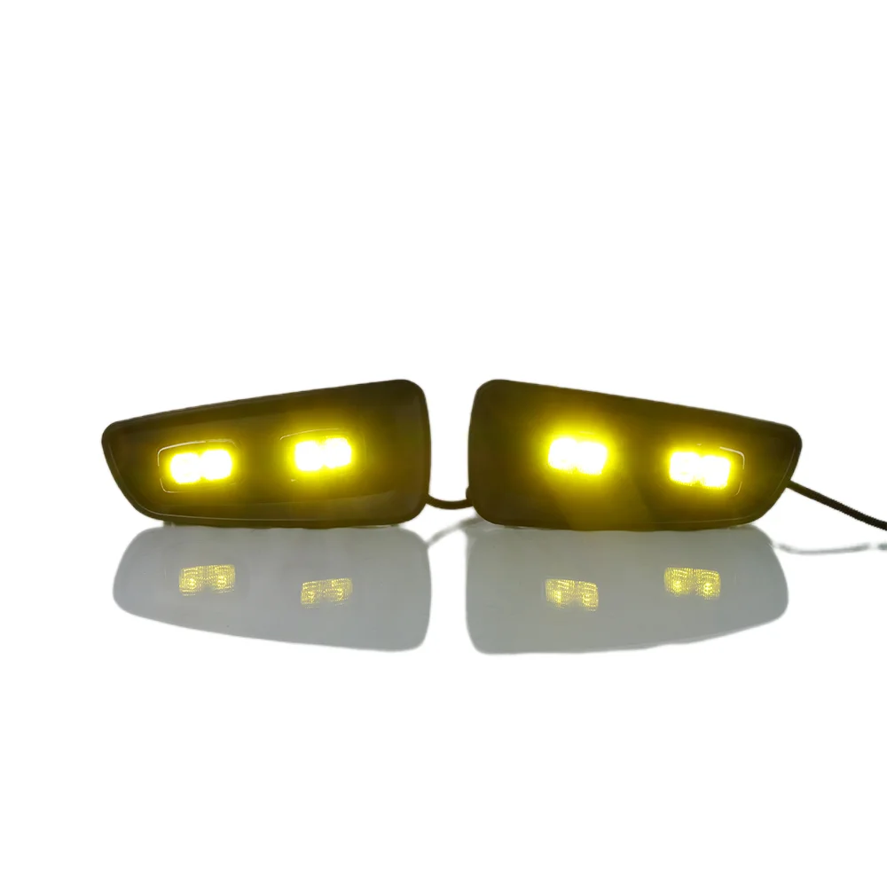 LED DRL Fog Light For Ford F150 2009-2014 Single Color Amber Light AL3Z15200A AL3Z15201A