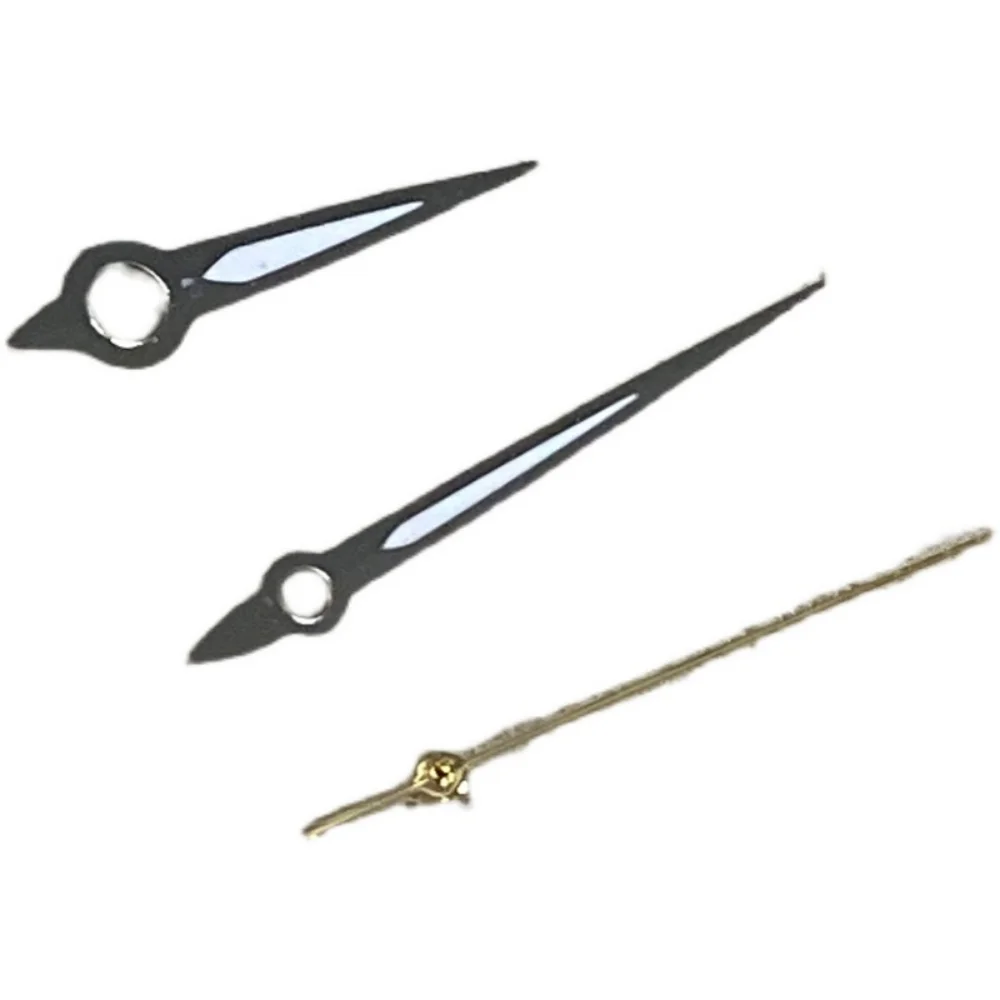 Светящиеся стрелки для часов, запчасти для часов NH35/NH36, зеленые светящиеся аксессуары для часов с тремя стрелками