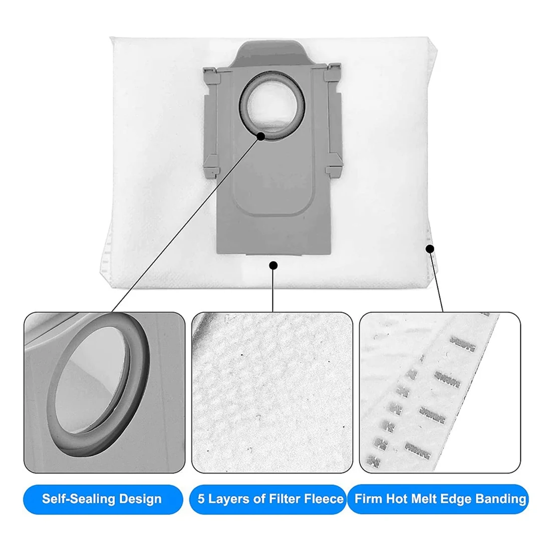 Аксессуар для пылесборника для Q7Max//Max+/S7 MaxV Ultra, сменные мешки для пылесоса, всасывающая станция