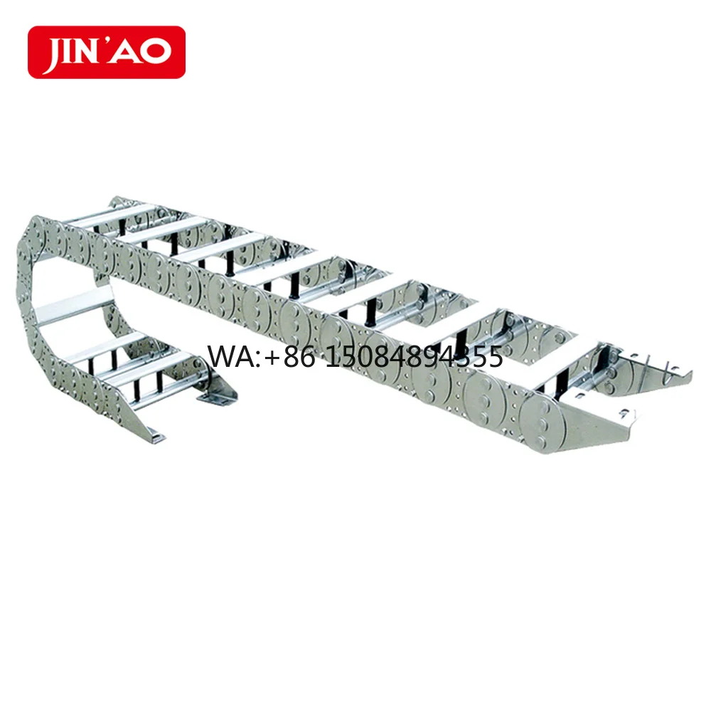 

Steel Cable Drag Chain Hydraulic Hose Chain CNC Flexible Cable Channel