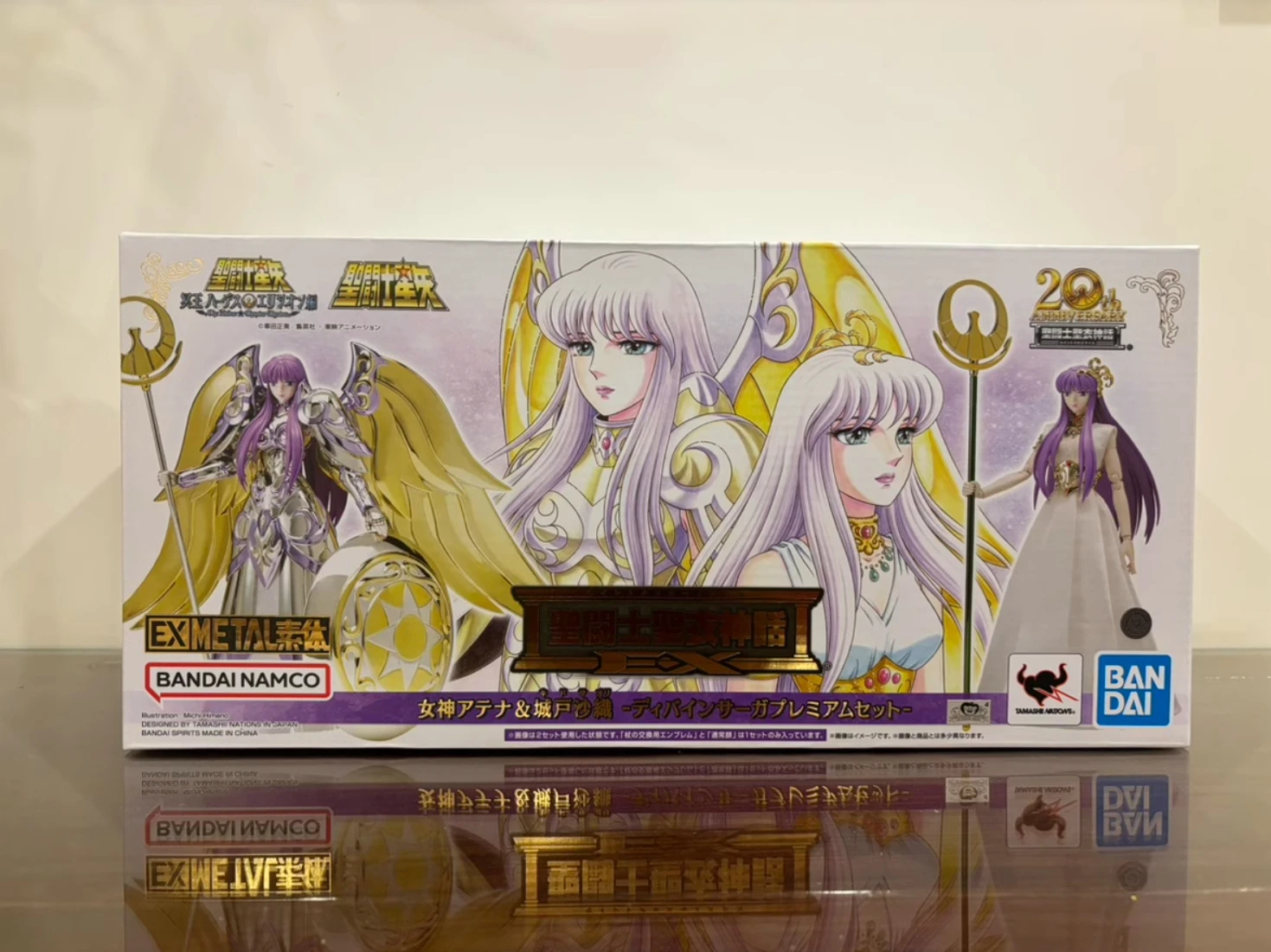 

100% Original BANDAI Saint Seiya Cloth Myth Ex Goddess Athena 2.0 Saori Kido 20th Anniversary In Stock Anime Figures Model Toys