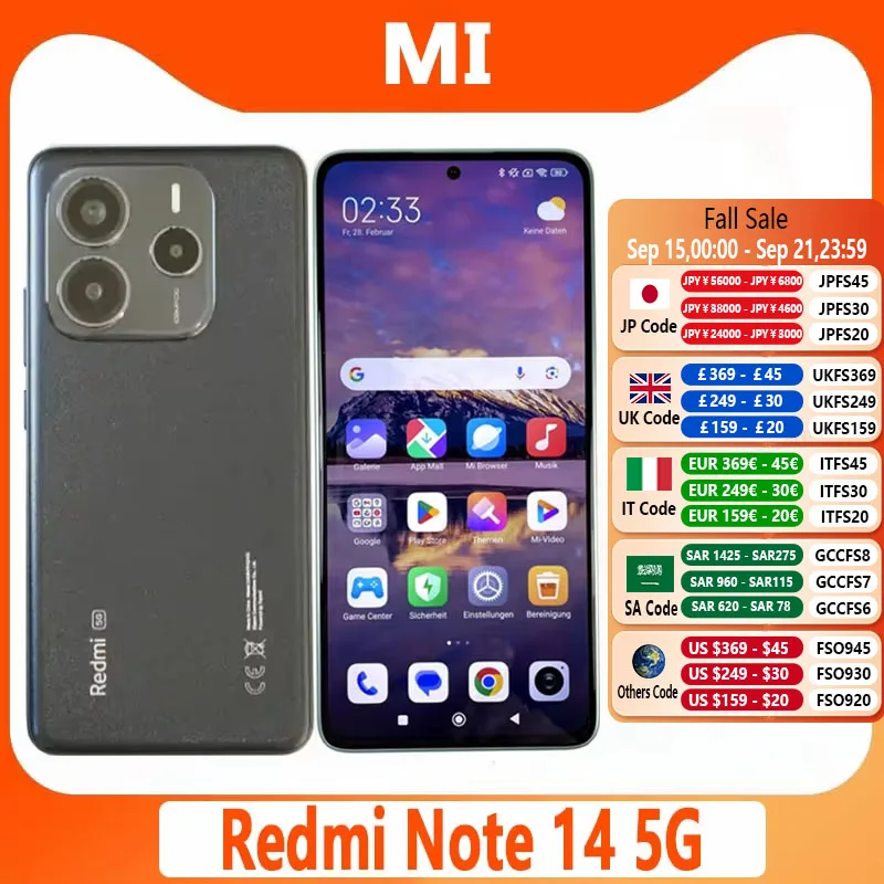 Рисунок 2 - 【Brand+】Xiaomi Redmi Note 14 5G