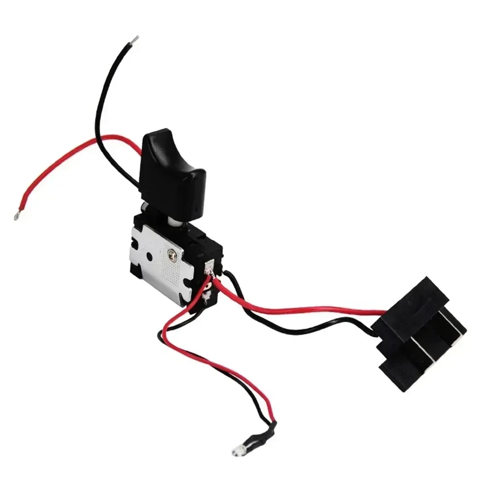 Eeatop DC 12V 14.4V 18V Cordless Drill Trigger Switch On/Off Lithium Battery Electric Drill Speed Control Switches With Light