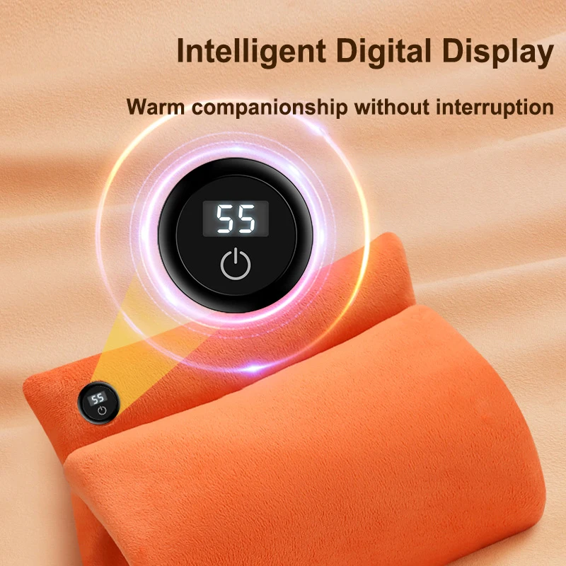 2023 New Electric Heater Portable Graphene Hand Warmer Bag Anti-Explosion Heat Electric Blanket Office Home Furlough Heater